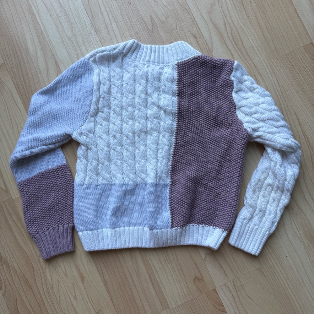Fun Colorblock Crew Neck Sweater - Picture 4 of 4
